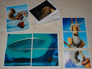 SERIE L’ERA GLACIALE – LOTTO DI 167 FIGURINE