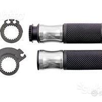 Manopole racing alluminio accossato