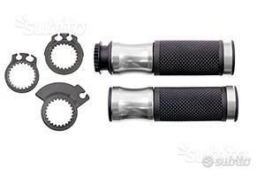 Manopole racing alluminio accossato