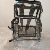Zaino trasparente capiente per attività varie