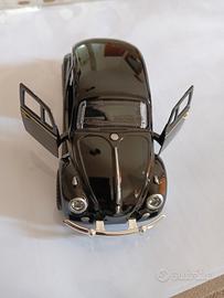 maggiolino vintage nuovo  in metallo funzio