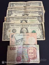 Collezione Lire Monete e Banconote Varie