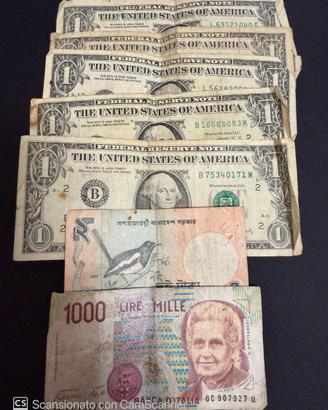 Collezione Lire Monete e Banconote Varie