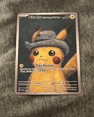 Pikachu with Grey Felt Hat – carta Pokémon Replica
