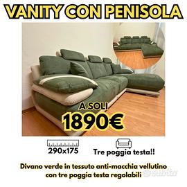 DIVANO VANITY CON PENISOLA