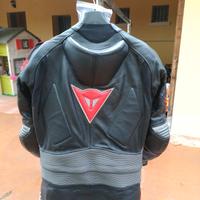 tuta moto 52 pelle divisibile dainese