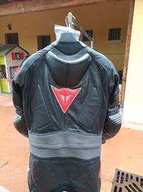 tuta moto 52 pelle divisibile dainese