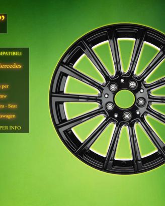 Cerchi in Lega 19" Mercedes - Black