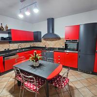 Cucina Snaidero Rossa e Grigia 