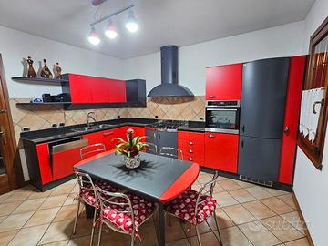 Cucina Snaidero Rossa e Grigia 