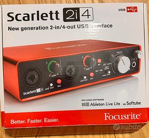 Focusrite Scarlett 2i4 - Interfaccia audio USB
