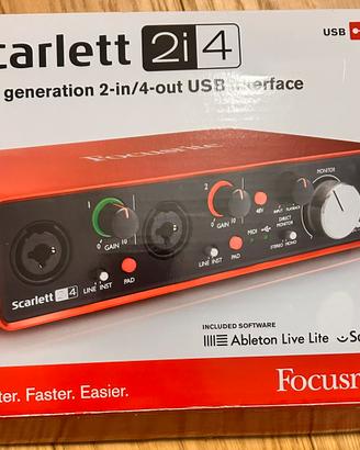 Focusrite Scarlett 2i4 - Interfaccia audio USB