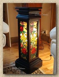 Lampada TIFFANY Originale Colonna Liberty TDV58f