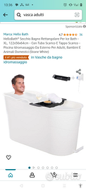 Vasca bagno adulti nuova in plastica 50 euro