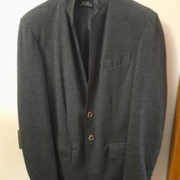 giacca uomo destrutturata grigia JDC