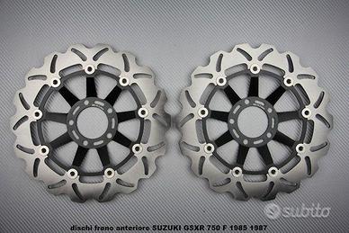 dischi freno anteriore SUZUKI GSXR 750 F 1985 1987