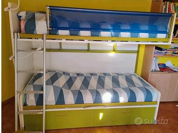 LETTO A CASTELLO PER STANZA RAGAZZI