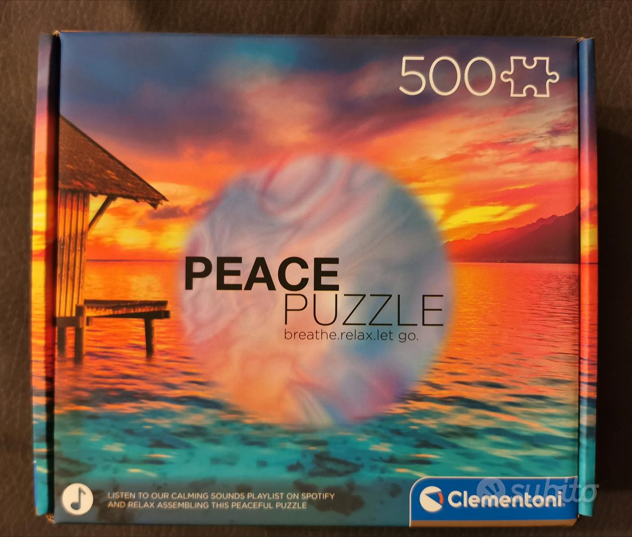 PEACE PUZZLE Clementoni - 500 PEZZI tramonto mare - Tutto per i bambini In  vendita a Reggio Emilia