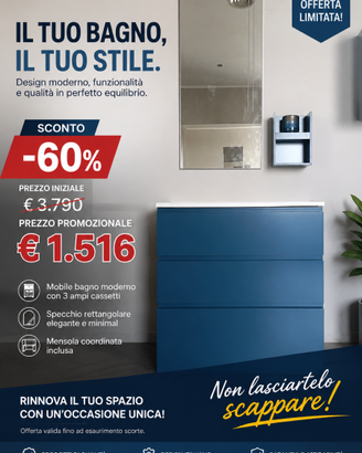 BAGNO COMPLETO ARCOM COME DA FOTO