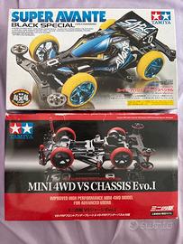 Tamiya mini 4 wd super avante + vs chassis evo I