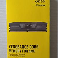 Corsair Vengeance DDR5 16GBx2 (32GB) 6000MHz NUOVE