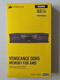 Corsair Vengeance DDR5 16GBx2 (32GB) 6000MHz NUOVE