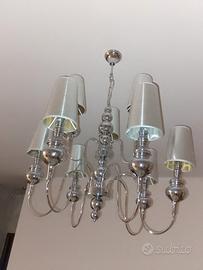 lampadario in metallo 
