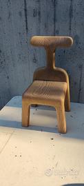 sedia giocattolo plastica canova anni 50/60