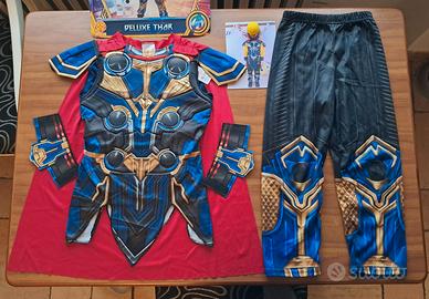 Costume Carnevale Thor Marvel 5/6 anni 116 cm