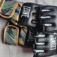 Guantoni MMA/fit boxe Leone + fasce + colpitori