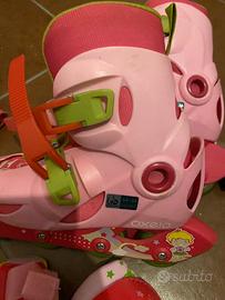 Pattini in linea misura 34-36 con protezioni