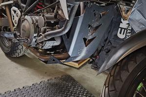 Paramotore / Paracoppa alluminio Yamaha XT660