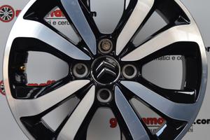 4 cerchi lega citroen c1 108 aygo r15 lt311