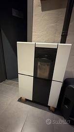 Ravelli Stufa Pellet Olivia Steel 9,4KWcanalizzata