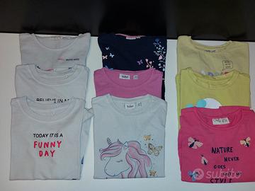 T-shirt  manica lunga  bambina  4/5 anni