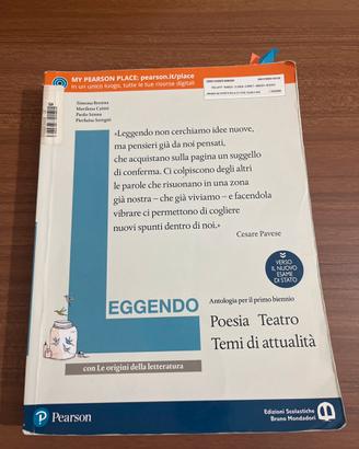 Leggendo Poesia Teatro Temi di attualità Pearson