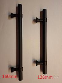 28 maniglie LONTAN alluminio/metallo nero