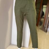 Pantalone in lino M verde