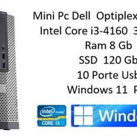 Dell Optiplex 9020 SFF i3-4160 8Gb SSD Windows 11