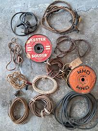 cavo elettrico da collezione in tela