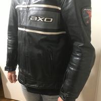 Giubbotto Axo Pelle Moto Uomo