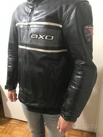 Giubbotto Axo Pelle Moto Uomo