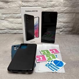 Samsung Galaxy A53 5G - scatola, 2 cover e 2 vetri