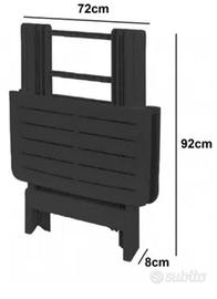 TAVOLO DA PRANZO PER ESTERNO + 2 SEDIE: euro