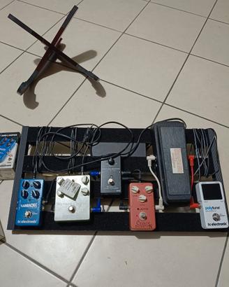 Pedaliera e effetti per chitarra