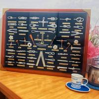 Quadro con nodi marinareschi vintage artigianale