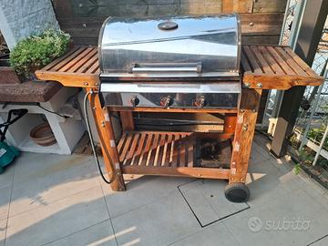 barbecue a gas