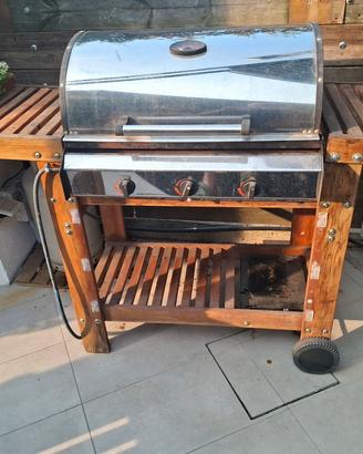 barbecue a gas