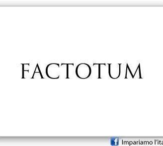 FACTOTUM DONNA per AGRITURISMO o AZIENDE PMI