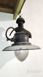 Lampara luminaria pesca vintage